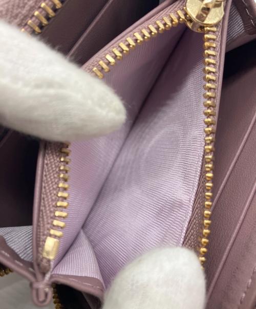 Christian Dior（クリスチャン ディオール）Christian Dior (クリスチャン ディオール) レディディオール カナージュ ボイジャー スモールジップコインケース ピンク サイズ:-の古着・服飾アイテム