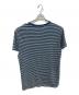 RRL (ダブルアールエル) ボーダーTシャツ インディゴ×ホワイト サイズ:L：7000円