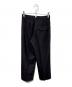 ENOF (イナフ) センタープレスパンツ　center press pants　EN24PT03 ブラック サイズ:1：15000円