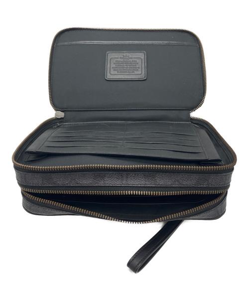 COACH（コーチ）COACH (コーチ) セカンドバッグ　シグネチャー　93546 ブラック サイズ:-の古着・服飾アイテム