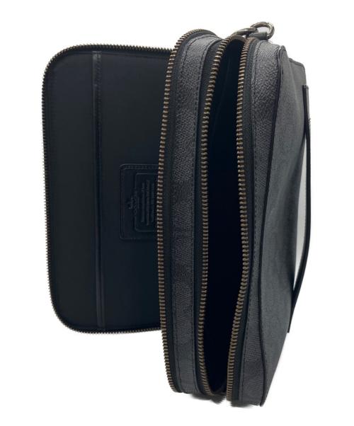 COACH（コーチ）COACH (コーチ) セカンドバッグ　シグネチャー　93546 ブラック サイズ:-の古着・服飾アイテム
