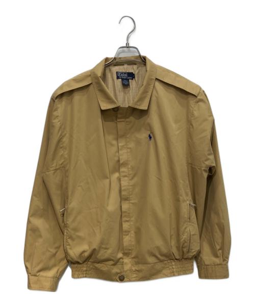 POLO RALPH LAUREN（ポロ・ラルフローレン）POLO RALPH LAUREN (ポロ・ラルフローレン) エポーレットスイングトップ   USA製 ベージュ サイズ:Lの古着・服飾アイテム