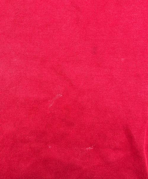 POLO RALPH LAUREN（ポロ・ラルフローレン）POLO RALPH LAUREN (ポロ・ラルフローレン) ハーフジップニット レッド サイズ:Mの古着・服飾アイテム