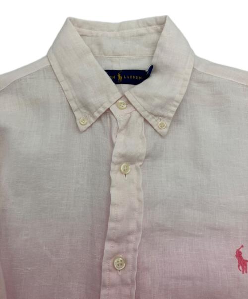 RALPH LAUREN（ラルフローレン）RALPH LAUREN (ラルフローレン) グラデーションシャツ ピンク サイズ:Sの古着・服飾アイテム