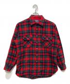 PENDLETONペンドルトン）の古着「70-80sネルシャツ   USA製」｜レッド