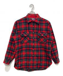 PENDLETON（ペンドルトン）の古着「70-80sネルシャツ   USA製」｜レッド