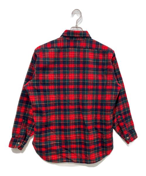 PENDLETON（ペンドルトン）PENDLETON (ペンドルトン) 70-80sネルシャツ   USA製 レッド サイズ:Lの古着・服飾アイテム