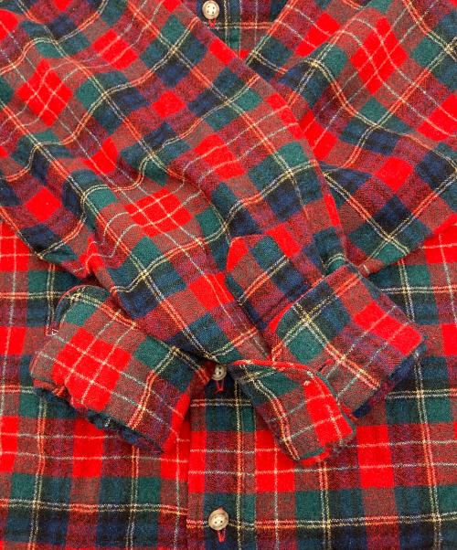 PENDLETON（ペンドルトン）PENDLETON (ペンドルトン) 70-80sネルシャツ   USA製 レッド サイズ:Lの古着・服飾アイテム