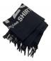 COMME des GARCONS SHIRT (コムデギャルソンシャツ) Wool Cloth On Logo Print マフラー ブラック サイズ:-：10000円