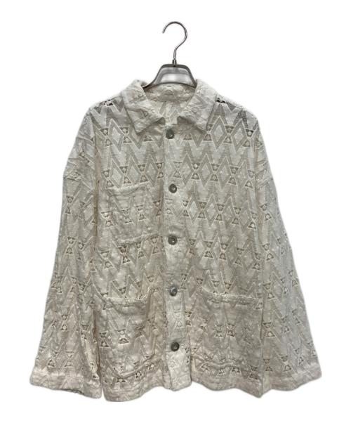 FRAMeWORK（フレームワーク）FRAMeWORK (フレームワーク) コットンレースカバーオール ホワイト サイズ:Freeの古着・服飾アイテム