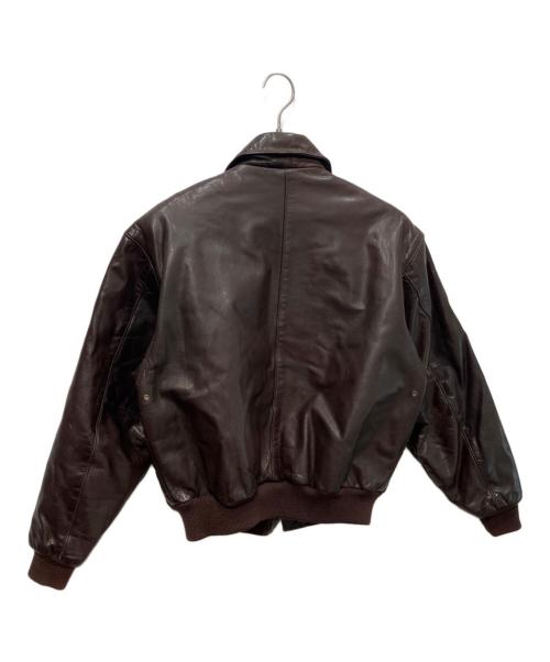 Golden Bear（ゴールデンベア）Golden Bear (ゴールデンベア) 70’S-80'S A-2フライトジャケット　USA製 ブラウン サイズ:38 1/2の古着・服飾アイテム