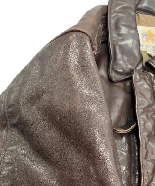 Golden Bear（ゴールデンベア）Golden Bear (ゴールデンベア) 70’S-80'S A-2フライトジャケット　USA製 ブラウン サイズ:38 1/2の古着・服飾アイテム