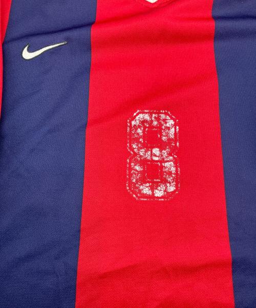 NIKE（ナイキ）NIKE (ナイキ) 00Sゲームシャツ レッド×ネイビー サイズ:Lの古着・服飾アイテム