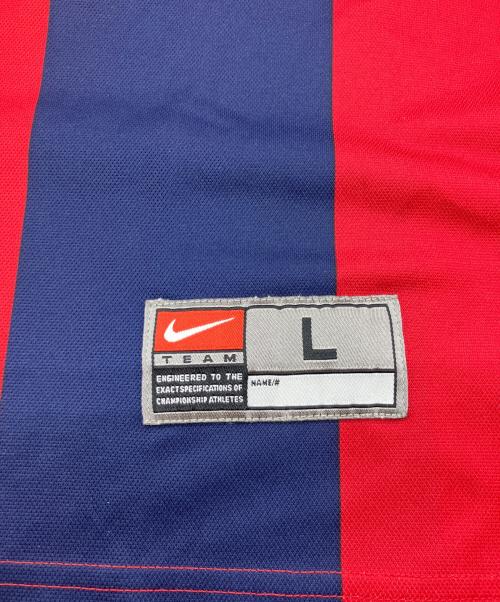 NIKE（ナイキ）NIKE (ナイキ) 00Sゲームシャツ レッド×ネイビー サイズ:Lの古着・服飾アイテム