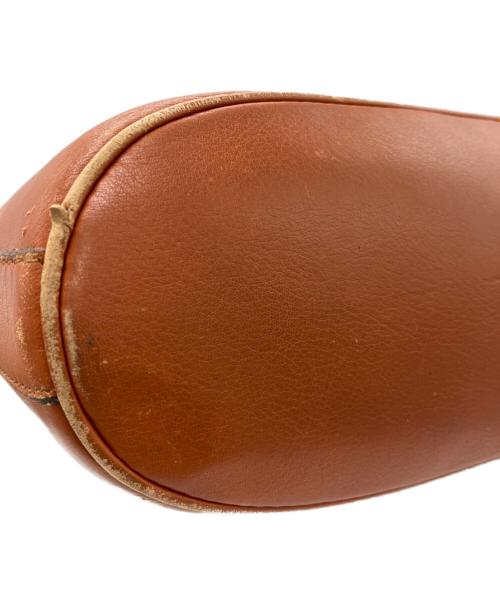 CELINE（セリーヌ）CELINE (セリーヌ) レザーショルダーバッグ ブラウンの古着・服飾アイテム