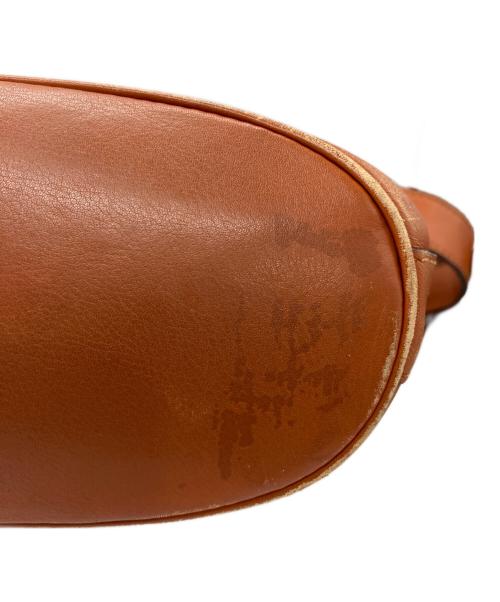 CELINE（セリーヌ）CELINE (セリーヌ) レザーショルダーバッグ ブラウンの古着・服飾アイテム