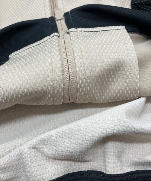 adidas（アディダス）adidas (アディダス) ルーズ メッシュ トラックトップ ベージュ サイズ:Lの古着・服飾アイテム