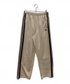adidasアディダス）の古着「ルーズ メッシュ トラックパンツ」｜ベージュ