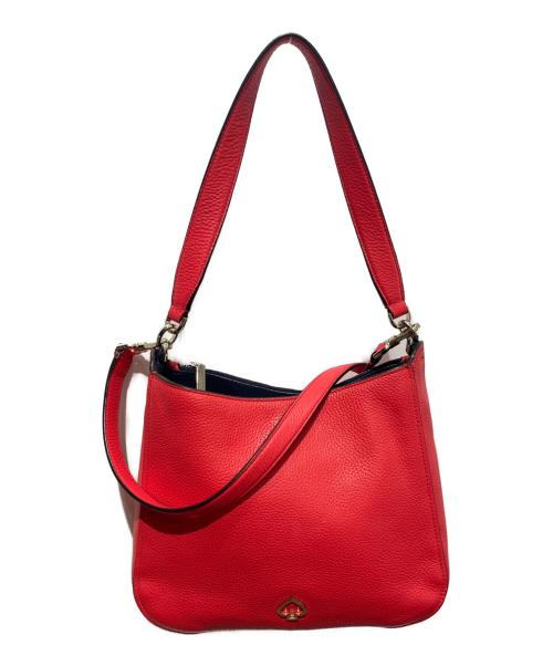 Kate Spade（ケイトスペード）Kate Spade (ケイトスペード) ハンドバッグ レッドの古着・服飾アイテム