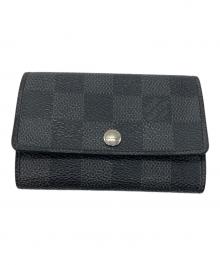 LOUIS VUITTON（ルイ ヴィトン）の古着「ミュルティクレ6 キーケース　ダミエ」｜ブラック