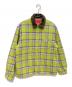 Supreme（シュプリーム）の古着「Faux Fur Collar Flannel Shirt　21FW」｜グリーン