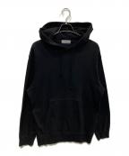 Yohji Yamamoto pour hommeヨウジヤマモト プールオム）の古着「TWIST DENSE PLAIN STITCH HOODIE」｜ブラック