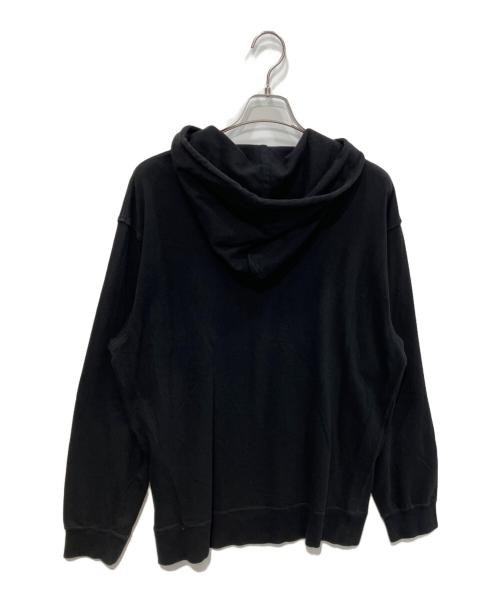 Yohji Yamamoto pour homme（ヨウジヤマモト プールオム）Yohji Yamamoto pour homme (ヨウジヤマモト プールオム) TWIST DENSE PLAIN STITCH HOODIE ブラック サイズ:2の古着・服飾アイテム