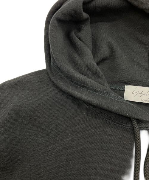Yohji Yamamoto pour homme（ヨウジヤマモト プールオム）Yohji Yamamoto pour homme (ヨウジヤマモト プールオム) TWIST DENSE PLAIN STITCH HOODIE ブラック サイズ:2の古着・服飾アイテム