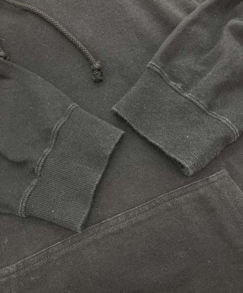 Yohji Yamamoto pour homme（ヨウジヤマモト プールオム）Yohji Yamamoto pour homme (ヨウジヤマモト プールオム) TWIST DENSE PLAIN STITCH HOODIE ブラック サイズ:2の古着・服飾アイテム