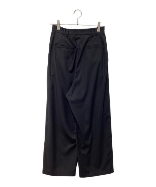 RIM.ARK（リムアーク）RIM.ARK (リムアーク) W tack wide slacks ブラック サイズ:36の古着・服飾アイテム