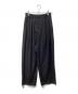 RIM.ARK（リムアーク）の古着「W tack wide slacks」｜ブラック