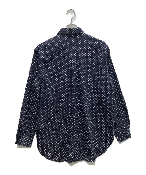 Engineered Garments（エンジニアド ガーメンツ）Engineered Garments (エンジニアド ガーメンツ) ドットラウンドカラーシャツ ネイビー サイズ:Mの古着・服飾アイテム