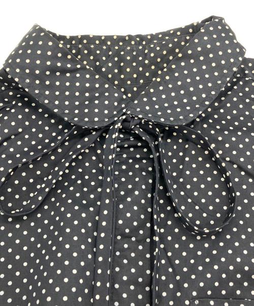 Engineered Garments（エンジニアド ガーメンツ）Engineered Garments (エンジニアド ガーメンツ) ドットラウンドカラーシャツ ネイビー サイズ:Mの古着・服飾アイテム