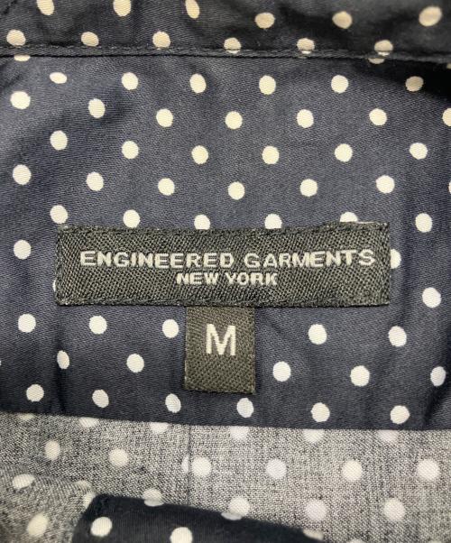 Engineered Garments（エンジニアド ガーメンツ）Engineered Garments (エンジニアド ガーメンツ) ドットラウンドカラーシャツ ネイビー サイズ:Mの古着・服飾アイテム