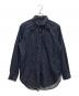 Engineered Garments（エンジニアド ガーメンツ）の古着「ドットラウンドカラーシャツ」｜ネイビー