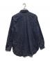 Engineered Garments (エンジニアド ガーメンツ) ドットラウンドカラーシャツ ネイビー サイズ:M：7000円