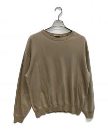 AURALEE（オーラリー）の古着「ELASTIC HIGH GAUGE SWEAT P/O」｜ベージュ