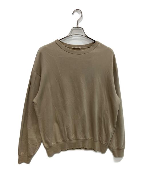 AURALEE（オーラリー）AURALEE (オーラリー) ELASTIC HIGH GAUGE SWEAT P/O ベージュ サイズ:3の古着・服飾アイテム