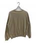 AURALEE (オーラリー) ELASTIC HIGH GAUGE SWEAT P/O ベージュ サイズ:3：8000円