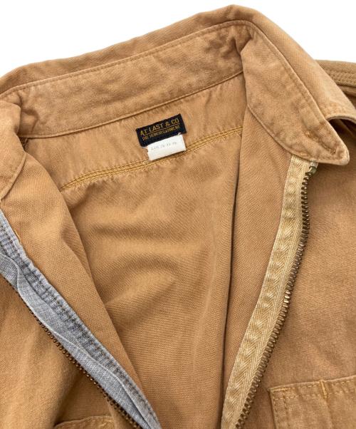 ATLAST & CO（アットラスト）ATLAST & CO (アットラスト) ハーフジップシャツ ベージュ サイズ:14 1/2の古着・服飾アイテム