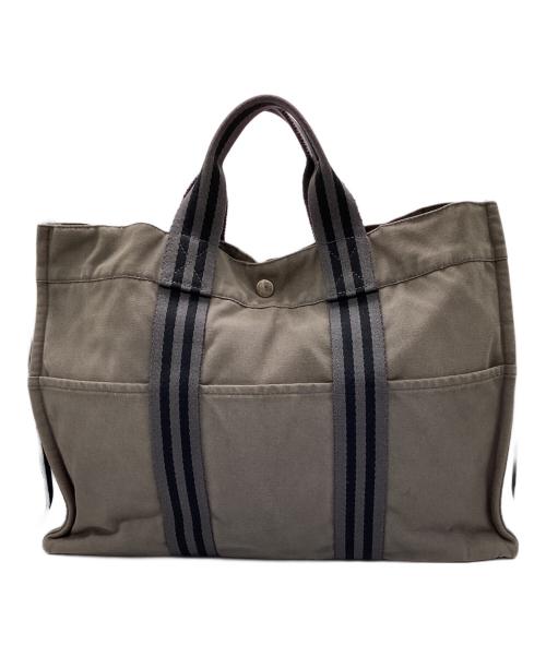 HERMES（エルメス）HERMES (エルメス) トートバッグ　	エールライン グレー サイズ:-の古着・服飾アイテム