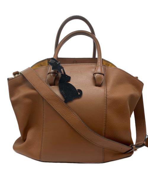 FURLA（フルラ）FURLA (フルラ) 2WAYバッグ ブラウンの古着・服飾アイテム