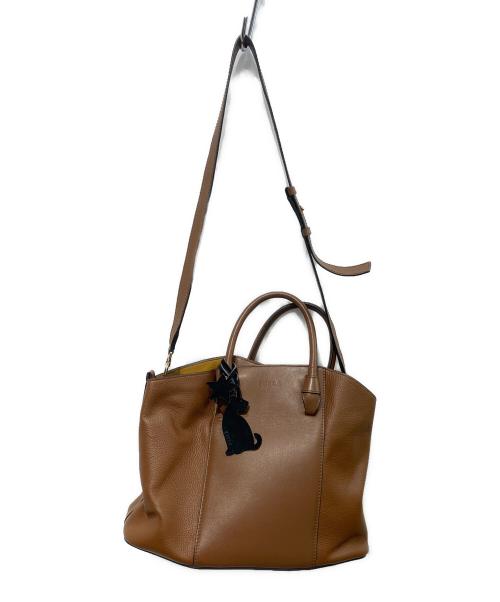FURLA（フルラ）FURLA (フルラ) 2WAYバッグ ブラウンの古着・服飾アイテム
