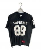 SUPREME×PLAY BOYシュプリーム×プレイボーイ）の古着「Football top  14SS」｜ブラック