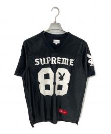 SUPREME×PLAY BOY（シュプリーム×プレイボーイ）の古着「Football top  14SS」｜ブラック