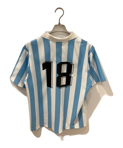 SUPREME（シュプリーム）Supreme (シュプリーム) PLAY BOY (プレイボーイ) SOCCER JERSEY  18SS ブルー サイズ:Mの古着・服飾アイテム