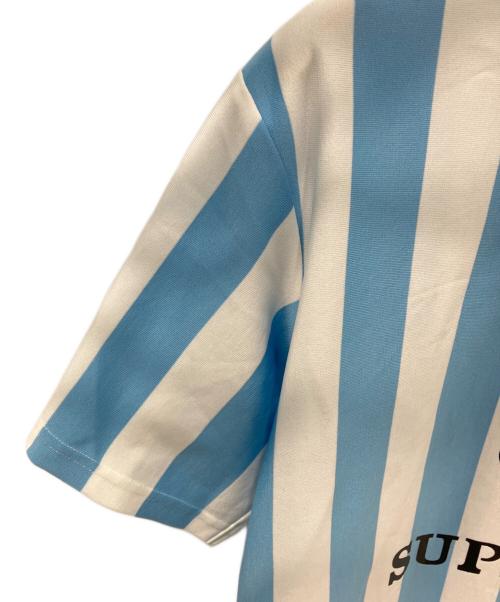 SUPREME（シュプリーム）Supreme (シュプリーム) PLAY BOY (プレイボーイ) SOCCER JERSEY  18SS ブルー サイズ:Mの古着・服飾アイテム