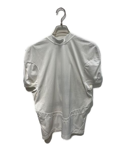 BLACK COMME des GARCONS（ブラックコムデギャルソン）BLACK COMME des GARCONS (ブラックコムデギャルソン) NIKE (ナイキ) ゲームシャツ　1T-T102 ホワイト サイズ:Lの古着・服飾アイテム