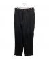 Yohji Yamamoto pour homme（ヨウジヤマモト プールオム）の古着「赤ボタン ステッチデザインパンツ　HY-P47-801」｜ブラック