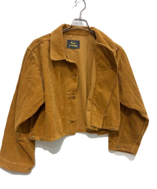 R.H.Vintage（ロンハーマン・ヴィンテージ）R.H.Vintage (ロンハーマン・ヴィンテージ) コーデュロイショートジャケット ベージュ サイズ:XSの古着・服飾アイテム